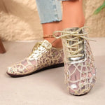 Summer Women Flats Shoes Sequins Design Casual Fashion Women Sandals Plus Size Women Shoes