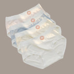 4Pcs/Set Women Low Waist Panties Breathable Comfy Briefs Soft Underwear Female Underpants Solid Color Sexy Lingerie M-XL