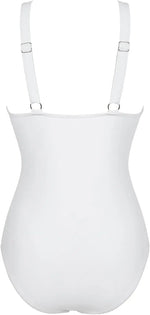 2024 Sexy One Piece Swimsuit Women Mesh Strappy Plunge Swimwear Tummy Control Bathing Suits Beach Wear Monokini Swimming Suit