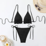 Sexy String Bikini 2026 Two Piece Mint Green Swimsuit Female Swimwear Women Thong Bikinis Set Bather Beachwear Bathing Suit Pool
