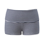Women's Fold Over Mini Shorts Summer Fashionable Causal High Waist Bodycon Skinny Shorts Striped/Solid Color Short Pants