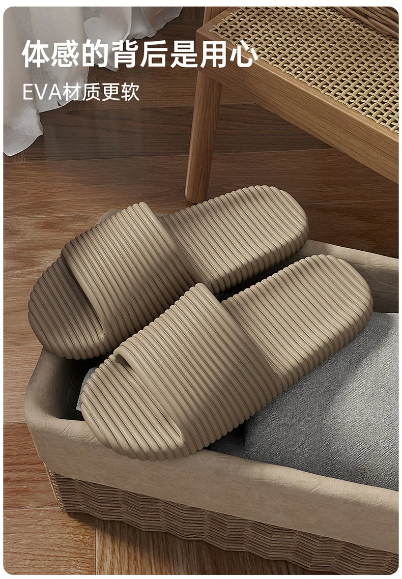 EVA Travel Folding Slippers Women New Portable Couple Indoor Home Bathroom Shower Anti Slip Men Comfortable Simple Slippers