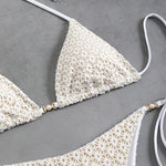 2026 Halter String Bikinis Sexy Triangle Swimsuit Women Plaid Swimwear Female Bathers Bathing Swimming Swim Suit Beachwear