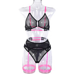 Sexy Bra & Briefs Gather Sets Seamless Sensual Transparent Thin Intimates Erotic Lingerie Suits Sexy Panties Underwear Set