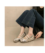 Women's Retro Elegant Shallow Mouth Casual Wedge Heel Mary Jane ShoesAutumn New Fashion Versatile Comfortable Single Shoes