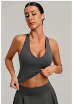 Fitness Bra Workout Tops Gym Push Up Fitness Underwear Sports Bras Sexy Athletic Sport Bra Women Backless Gym Yoga Crop Top