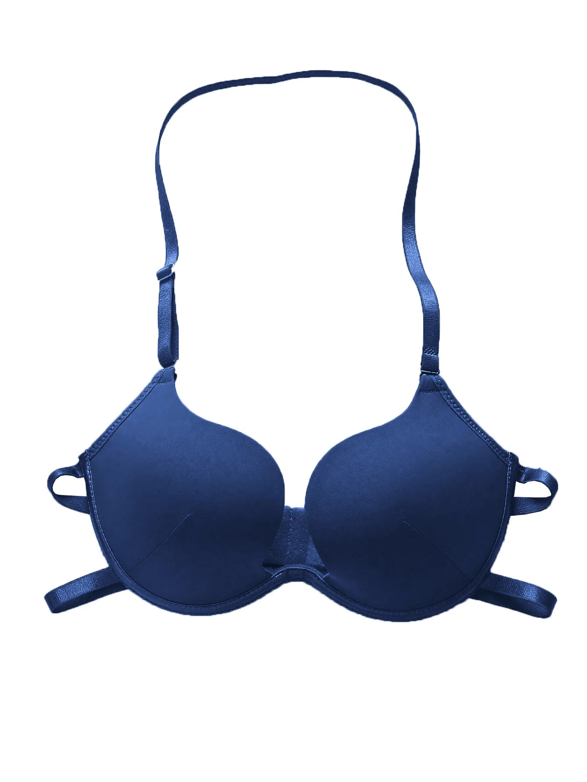 Beautiful back gathered underwear New Blue Push Up Bra Women 3/4 Cup Brassiere Sexy SupportDaily Lingerie J2943