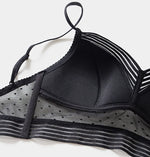 Sexy Backless Bra U-Shaped Beautiful Back Sling Underwear for Women Thin Section Seamless Brassiere Small Chest Gathered Bras