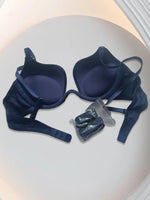 Invisible backless deep v sexy seamless gathering mango cup U-shaped back lingerie wedding dress bra