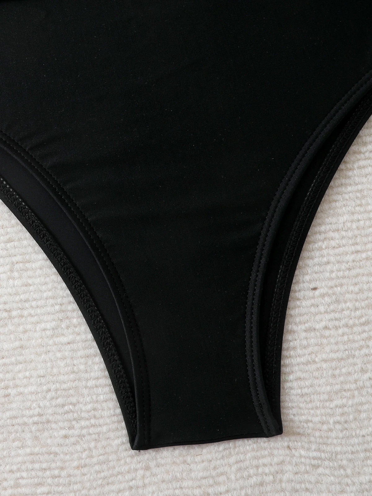 Strappy High Waist Bikinis 2026 Women Sexy Shell Swimsuit Solid Padded Swimwear Female Bathers Bathing Swimming Swim Suit
