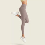 Women's High-Waist Yoga Exercise Pants Tight Fitting High Elasticity Gauntlet Line Nude Feeling Hip Lifting Gym Trousers