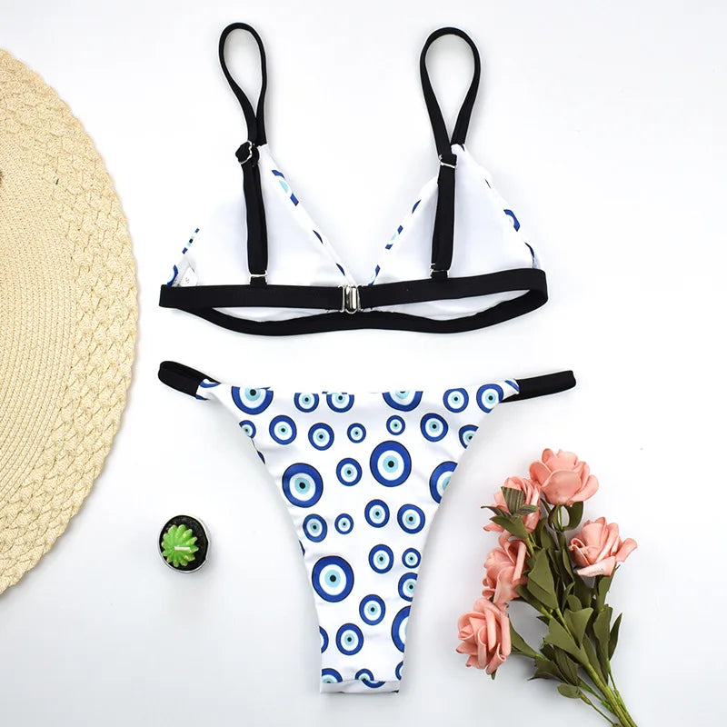 New Micro Bikinis Push Up Women Swimsuits Sexy Swimwear Brazilian Bikini Set Halter Biquini Patchwork Swimsuit Summer Beachwear