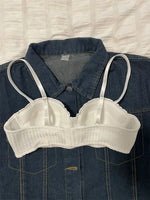 Japanese Manga Minimizer Bra Half Cup Demi Style Wireless Comfort Support Anti Sagging Lingerie Set for Large Bust 32-38 AB USA