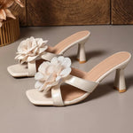Summer New Women Sandals ShoesDecorLadiesDress Party Female High Heel Slippers