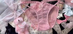 Japanese Lace Bra Set, Heart Pendant Purple Lingerie Sexy & Pure Small Chest Push Up Bralette, Fashion Outerwear Design Enhancer