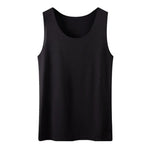 Women Bottoming Vest Sleeveless Ice Silk Seamless Stretchy Round Neck Dry Dry Cooling Camisole Summer Office Vacation Basic Top