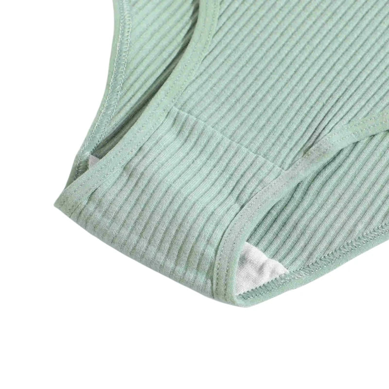 7Pcs/Set Cotton Panties Low Rize Panties For Women Breathable Underwear Female Underpants Sexy Lingerie V-waist Briefs M-2XL