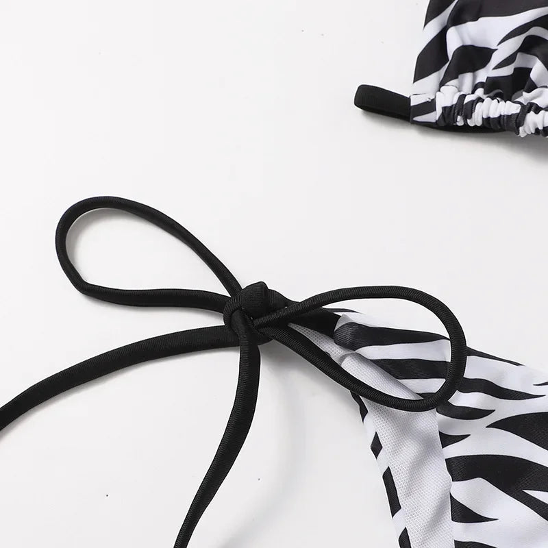 Fish Scales Shiny Halter Triangle Bikinis Sets Swimwear Women Micro Thong Swimsuits Swimming Suit Biquinis Bikinis de Mujer 2026