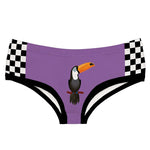 Cute Donut Print Women Panties Low Waist Cotton Briefs "I'm So Sweet" Letter Graphic Underwear Sweet Style Lingerie