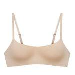 Seamless Bras For Women Small Chest Tube Top 1/2 Cup Non-Wire Bra Women Sexy Lingerie Female Underwear Glossy Intimates