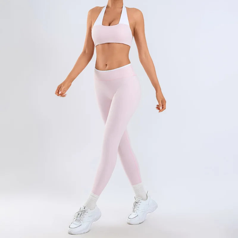 Women's Yoga Sets Fitness Sports Gym Slim Fit Hip-lifting Beautiful Back Suits Workout Casual Running Training Sets