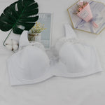 Plus Size Lace Bras For Women Lager Sexy Push Up Bra Bralette Comfortable Underwired Underwear Lingerie Tops BH D DD E F G Cup