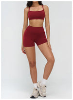 Yoga Clothes Set 2PCS Gym Crop Top Women Outfits Sports Bra High Waist Legging Fitness Suit Running Workout Tracksuit Sportswear