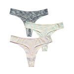 3Pcs/Set Women Panties Low Rise G-string Seamless Underwear Female Underpants Comfort Panties Sexy Lingerie S-XL Thongs
