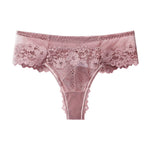 Lace Sexy Girls G String Panties Women Briefs Transparent Thong Thin Hollow Out Underwear Female Low Waist Lingerie Size S-XL