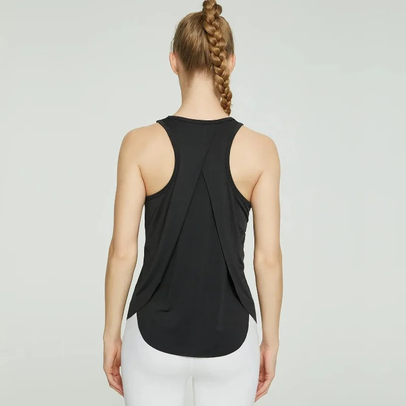 STOUREG Women SleevelessWorkout Tank Tops for Women,Running Training Yoga Shirts,Fitness Sport Yoga Vest Crop Gym Top Women