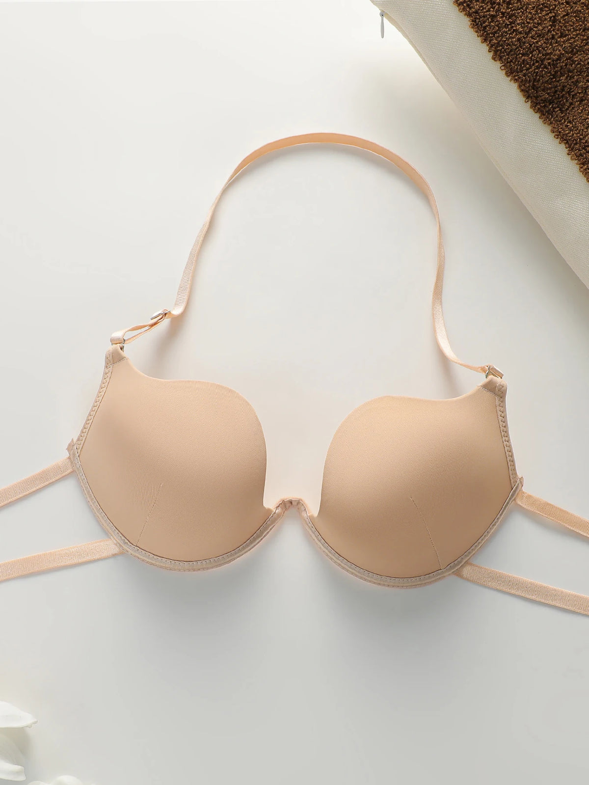 Sexy Lingerie multi-color hollow neck hanging women's underwear 3/4 cup gathering pull up bra party women's underwear J2943