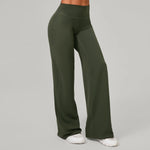 Women Straight Yoga Leg Bottoms Soft Stretchy Fabric Women's Yoga Pants GYM Sweat-Wicking Properties Running Sport Trousers