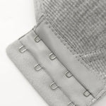Women's Bra Wire-Free Front Closure Solid Color Full Coverage Fixed Cups More Considerate for Middle-Aged And Elderly Individual