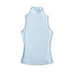 Spring Pure Desire Hot Girl Style Elastic Slim Fit Half High Collar Inner Layer Base Shirt Vest Solid Color Casual Fashion L25M