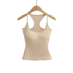 Soft Blush Pink Tank Top For Women Slim Fitted Design Stretchy Fabric Seamless Comfort For Casual Outings Or Light Workouts RSEZ