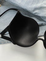 European and American style plus size pull up bra, black lingerie sexy Lingerie 3/4 cup daily oversized underwear MR3460