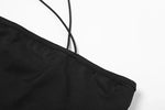 Asymmetrical Cut Out Mesh Crop Top with Sleeves Fairy GrungeClothes Transparent Camisole Tank Tops