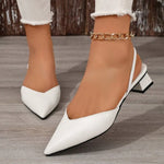 Shoes for Women Hot Sale Slingbacks Women's High Heels Shallow Mouth Office and Career Sexy Slip-on Toe Cap Gladiator Sandals