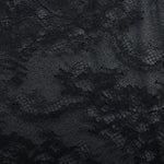 Toucheart Sexy Mesh Patchwork Embroidery Jumpsuit For Women Lace Sling Underwear Solid Color Sexy See-Through Backless Jumpsuit