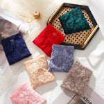 Seamless Lace High Waist Panties for Women Lingerie Sexy Flowers Embroidery Mesh Breathable Briefs Plus Size 3XL Underwear