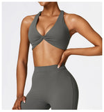 Push Up Gym Top Women Pleated Design Sports Bra Women Sexy Yoga Bra Running Yoga Clothes Women Fitness Workout Brassiere Women