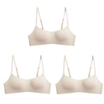3Pcs/Lot Women Seamless Square Neck Bra Wireless Smooth Invisible Bralette Sexy Lingerie 1/2 Cup Non-detachable Brassiere S-XL