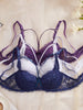 3PCS Lace Women's Underwear Set Sexy Mesh Lace Push-Up Bra Stylish Comfy Underwire Lingerie Bra for Women