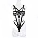Women Sexy Pu Leather Full Body Harness Belt Waist Corset Belt Bondage Bdsm Bodysuit Gothic Fetish Exotic Clothing
