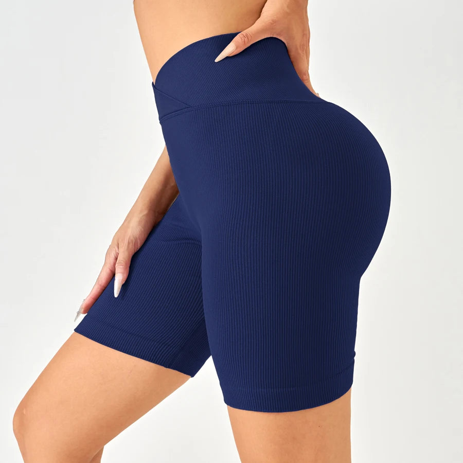 Women Sports Leggings Sportswear Woman Gym Legging Seamless Yoga Shorts w/Tummy Control Women's Shorts Fitness Female Clothing