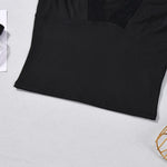 2026 Spring Summer New Arrival Elegant Sleeveless Women's Short Top Chic Fitted Lace-Panel Deep V-Neck Crop Tank Top Commute