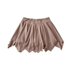 Summer Sexy Pure Desire Loose Edge Design Sense Short Skirt Women High Waisted Wrap Hip Reducing Age Pleated A-line Skirt H2JI