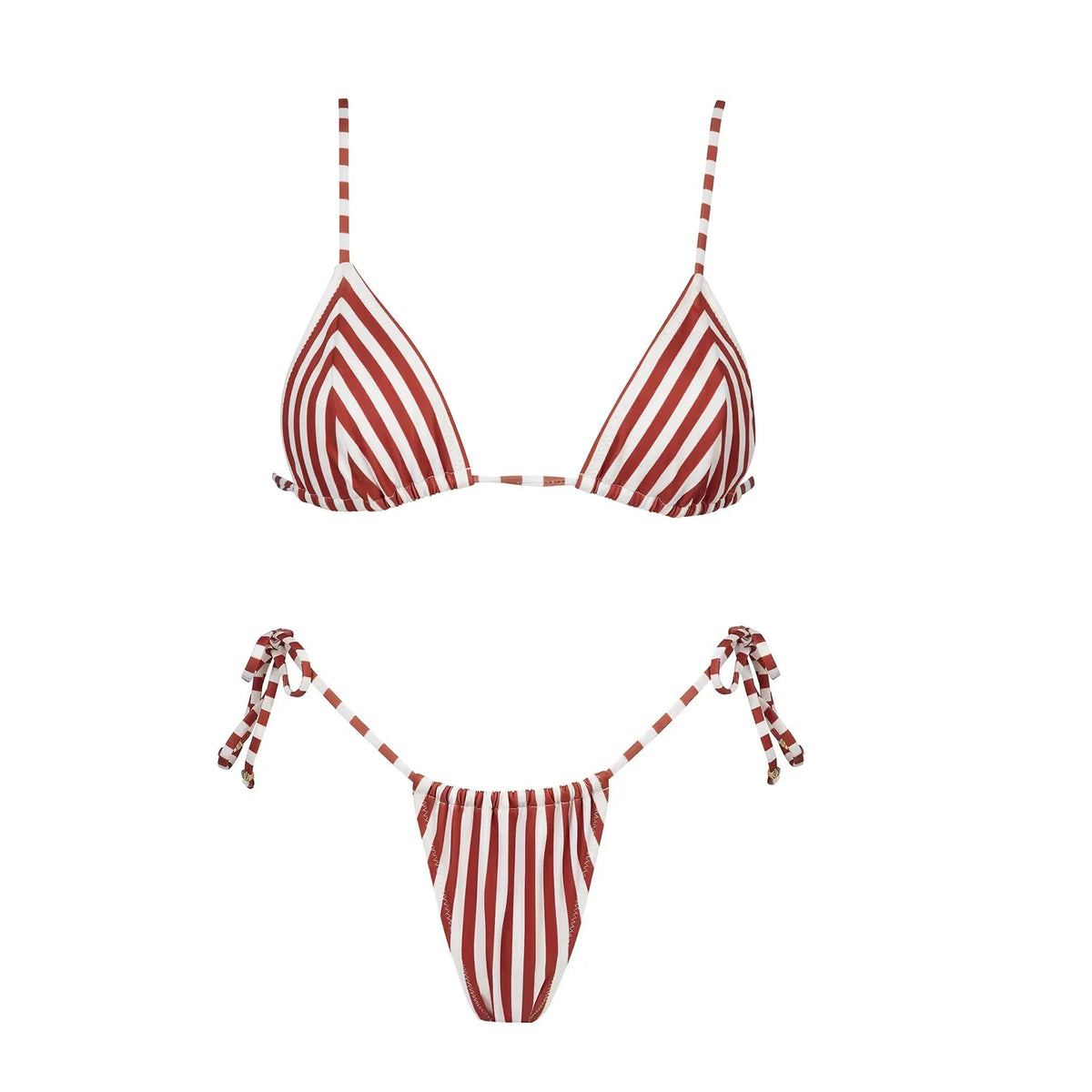 2Pcs Striped Swimsuit With Long Skirt Sexy Women Bikini Push Up Swimwear Halter Biquini Female Bathing Suit Slimming Beachwear