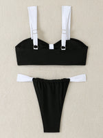 Strappy Bikinis 2026 Women Padded Thong Swimwear Female Sexy Swimsuit Solid Bathers Bathing Swimming Swim Suit Beachwear