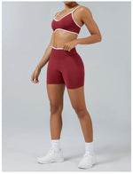 2PCS Yoga Suit Seamless Sports Set Gym Outfits Women Tracksuit Running Workout Clothes Sports Bra Athletic Wear Yoga Clothing